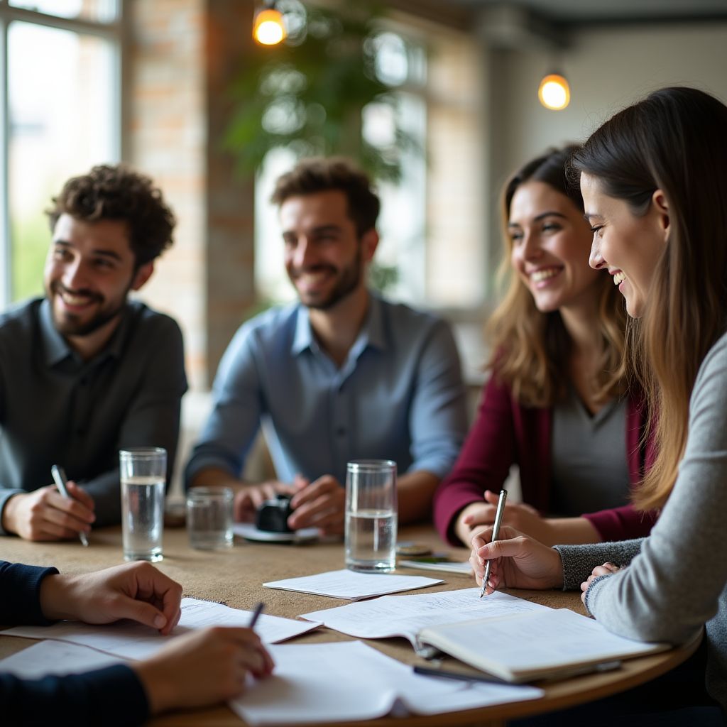 Groepsworkshop voor jonge professionals